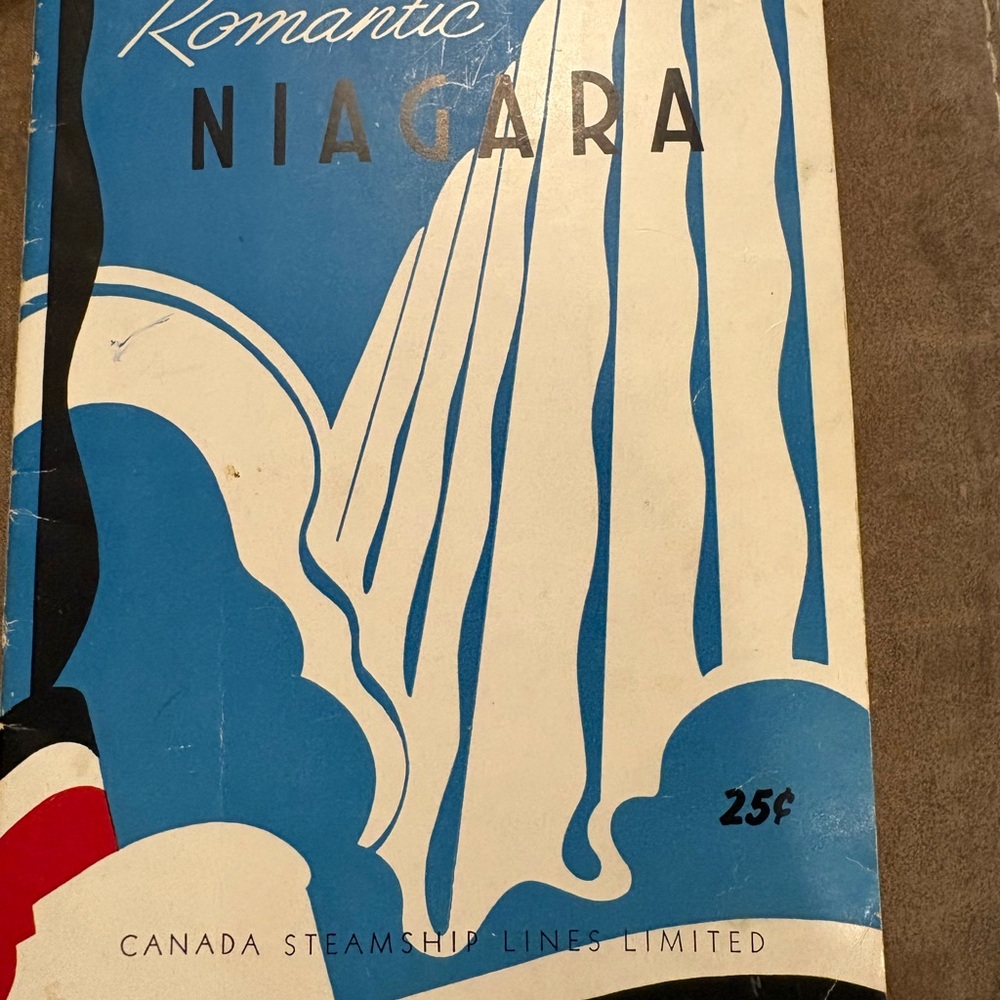 Rare! Romantic Niagara Vintage Pamphlet First Edition